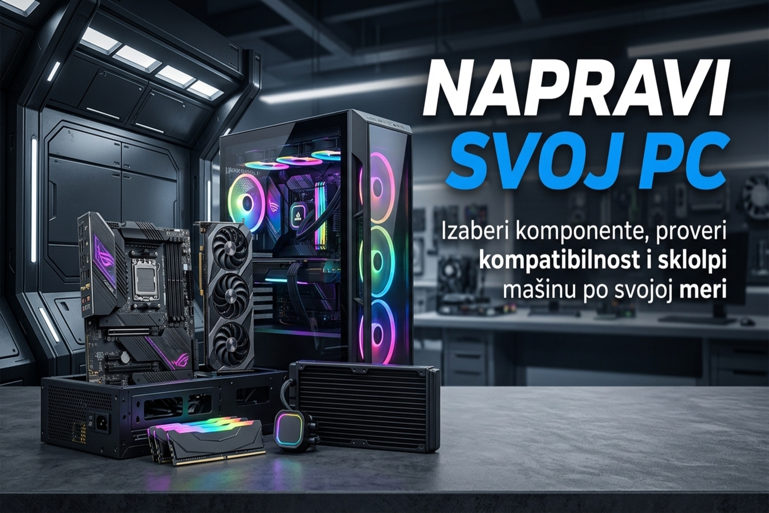 Sklopi svoj PC po meri!                                                                                                                                                                                                                                        