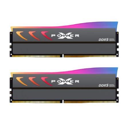 SILICON POWER DDR5 64GB (2x32GB) 6000MT/s XPOWER Storm RGB Gaming XMP3.0 & EXPO SP064GXLWU60BFDK