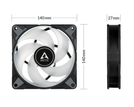 ARCTIC P14 PWM PST A-RGB 140mm ACFAN00239A