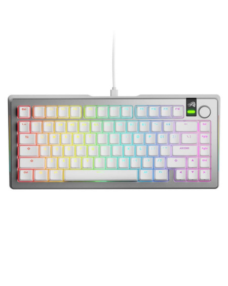 Tastatura Glorious Gmmk 3 Pro 75% Pre-built Ansi - Modularna Silver 