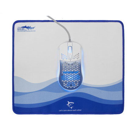 WHITE SHARK GMP 2201 MEGALODON  Mouse + Pad