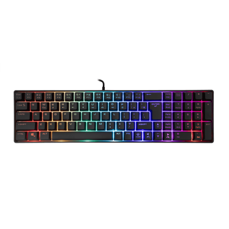 White Shark GK 001114 GLADIUS Black  Keyboard - US