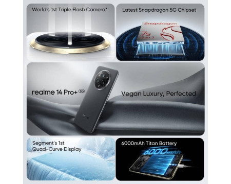REALME 14 Pro+ 5G RMX5051 Suede Grey 12GB 512GB
