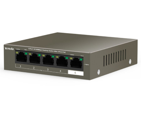 TENDA TEF1105P-4-63W 5-Port Desktop Switch with 4-Port PoE