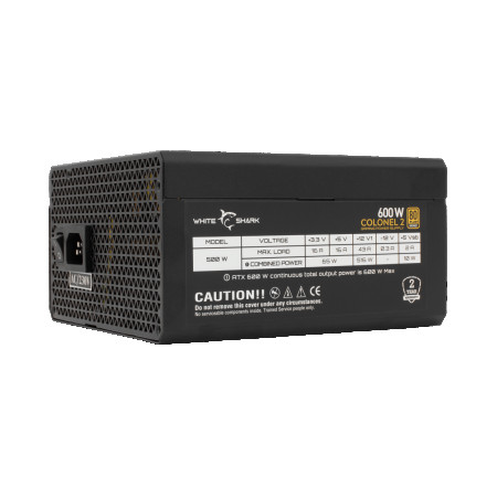 White Shark GPSU B600S COLONEL 2 600W 80+ BRONZE  PC Power