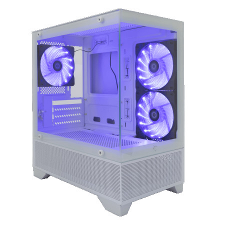 White Shark GCC 2304 TORPEDO White + 3 FAN VECTOR