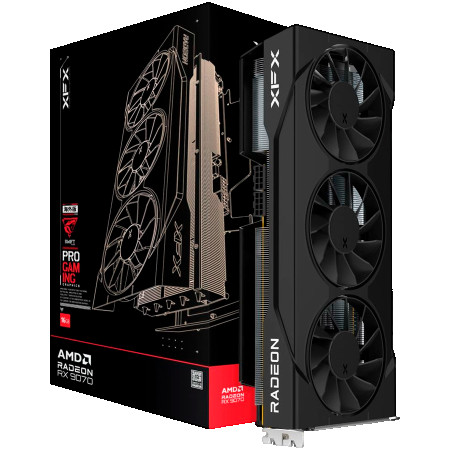 XFX Swift AMD Radeon RX 9070 OC Triple Fan White Gaming Edition with 16GB GDDR6 HDMI 3xDP ( RX-97SWFT3W7 ) 
