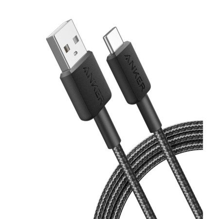 Anker 322 USB-A to USB-C Cable 6ft Braided Black