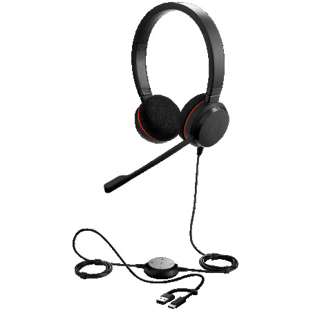 JABRA Evolve 20 Stereo UC USB CA adapter 4999-829-269
