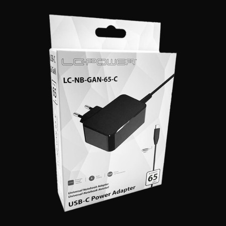 LC Power LC-NB-GAN-65-C  65W USB-C 5-20V 3-3.25A