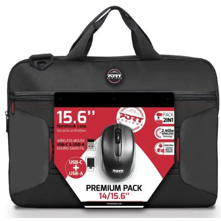 Torba za laptop 14-15.6 Port Designs Premium Pack + miš