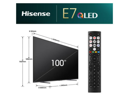 HISENSE 100'' 100E7NQ QLED 4K