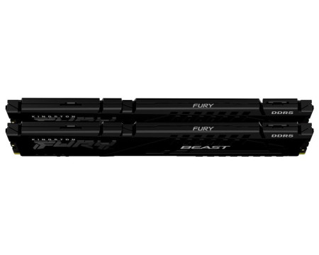KINGSTON DIMM DDR5 64GB (2x32GB kit) 5600MTs KF556C40BB2K2-64 FURY Beast Black EXPO