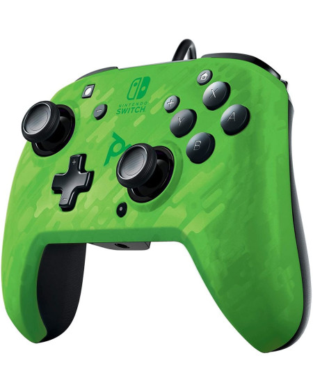 Gamepad Pdp Faceoff Deluxe+ Camo Green 