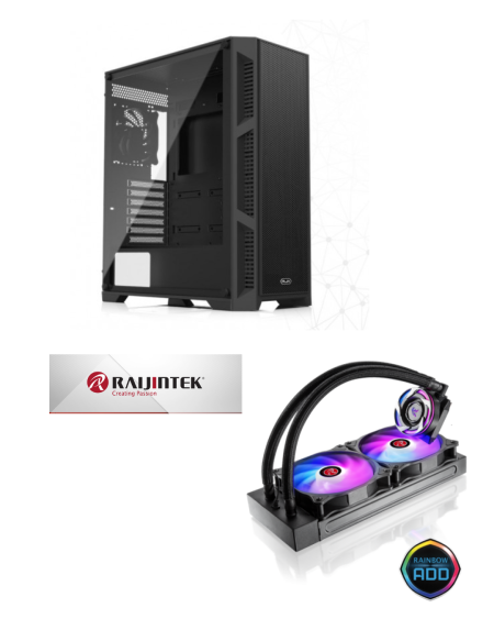 RAIJINTEK ARCADIA III TG + RAIJINTEK EOS 240 RBW