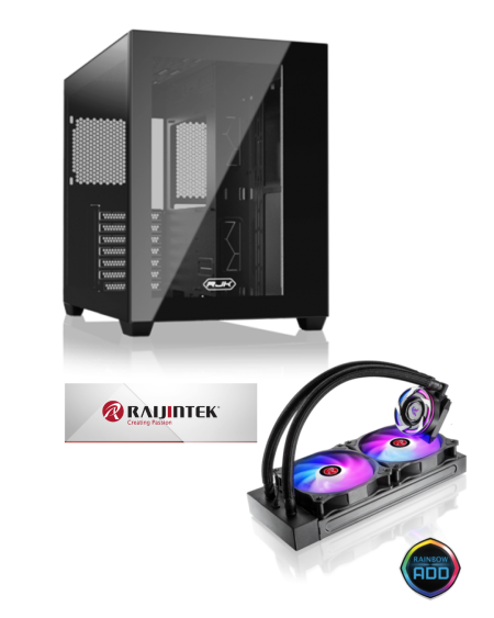 RAIJINTEK PAEAN C7 BLACK + RAIJINTEK EOS 240 RBW