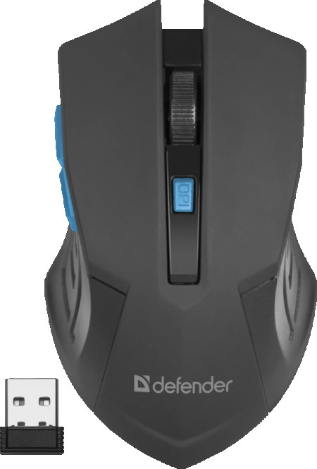 Bežični miš Defender Accura MM-275 1600 dpi plavocrna