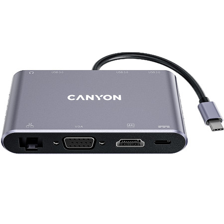 CANYON hub DS-14 8in1 4k USB-C Dark Grey ( CNS-TDS14 ) 