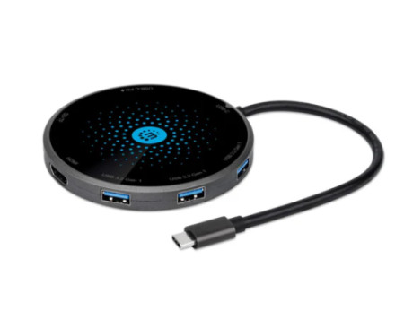 Manhattan 166560 8in1 USB-C 60W 