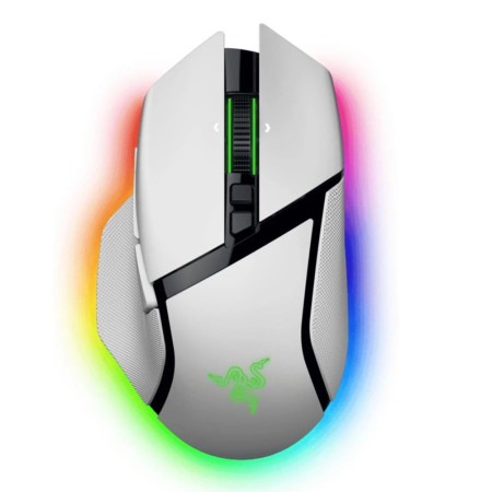 Razer Basilisk V3 Pro 35K - Ergonomic Wireless Gaming Mouse - White Edition