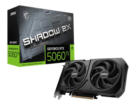 MSI RTX 5060 TI 8G RTX 5060 Ti 8G SHADOW 2X OC PLUS
