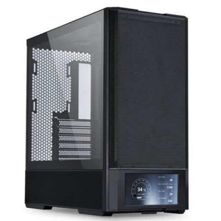  Lian Li LANCOOL 207 Digital 6'' EkranMidTower,CrniLAN207DX