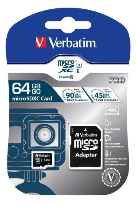 Verbatim Micro SDXC 64GB (47042)
