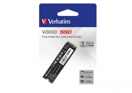 Verbatim VI3000 PCIE NVME M.2 SSD 1TB (49375)
