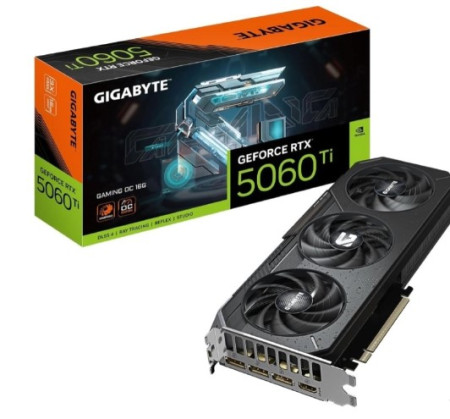 GIGABYTE GeForce RTX 5060 Ti GAMING OC 16GB GV-N506TGAMOC-16GD