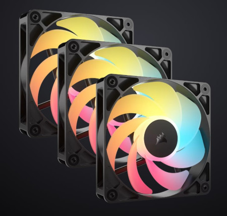 Corsair 3x RS120-R ARGB 120mm PWM Triple Pack Crni CO-9050196-WW