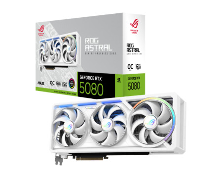 ASUS nVidia GeForce RTX 5080 16GB ROG-ASTRAL-RTX5080-O16G-WHITE