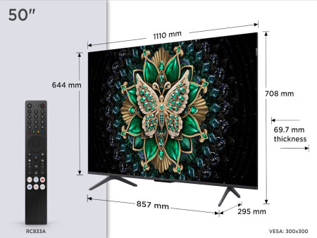 TCL 50C6K MiniLED-QLED 50'' 4K