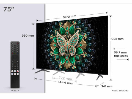 TCL 75C6K MiniLED-QLED 75'' 4K