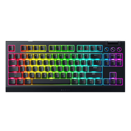 Razer BlackWidow V4 Tenkeyless HyperSpeed - Wireless Mechanical Gaming Keyboard (Orange Tactile Switch)
