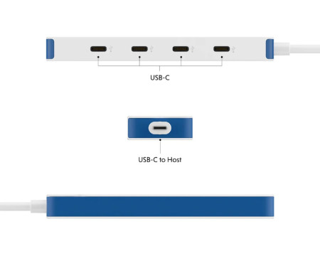 TARGUS HyperDrive Flex 4 Port USB-C Hub plavi (HD5201BUGL)