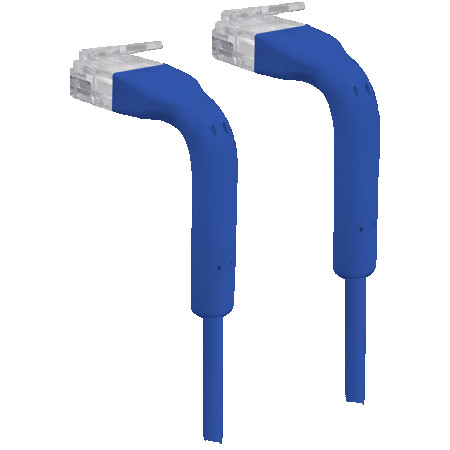 Ubiquiti UniFi Patch Cable U-Cable-Patch-RJ45-BL Ultra-thin patch cable with bendable boots designed for installation flexibility, 3 mm out
