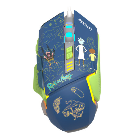 SPAWN Rick and Morty Gaming Mouse 01