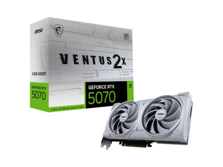 MSI RTX5070 VENTUS 2X OC 12GB bela V532-004R