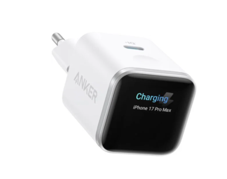 ANKER Nano 45W putni zidni punjač sa ekranom, USB-C port, beli