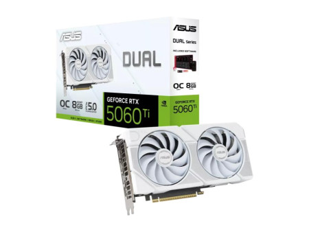 ASUS DUAL-RTX5060TI-O8G-WHITE