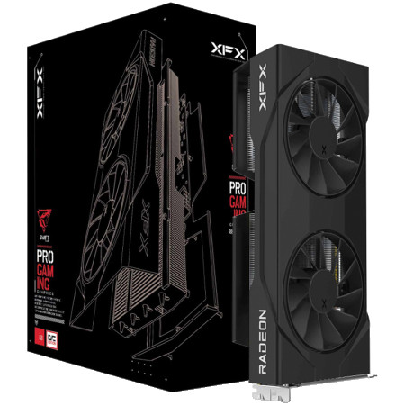 XFX Swift AMD Radeon RX 9060 XT OC 8GB GDDR6 128-bit HDMI 2x DP ( RX-96TSW8GBQ ) 