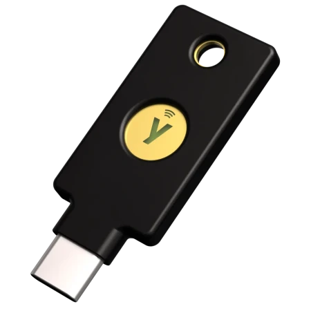 Yubico YubiKey 5 NFC, USB-A, touch button, black, 237