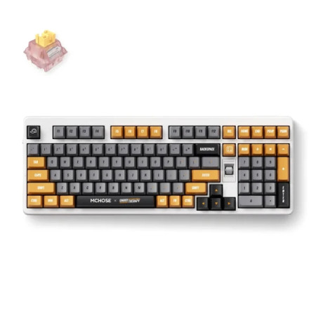 MCHOSE x Unbox Therapy UT98 Retro TherapySilent Peach V3 Switch
