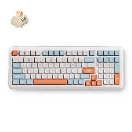 MCHOSE K99 V3 MehaničkaHorizont orangeIcy Creamsicle Switch