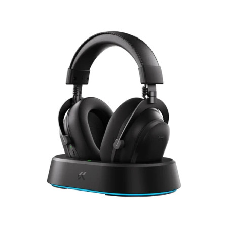 MCHOSE V9 Turbo 60mmTri-mode2000mAhSteel Black + Charging Dock RGB