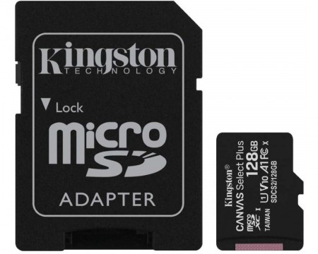 KINGSTON A1 MicroSDXC 128GB 100R class 10 SDCS2/128GB