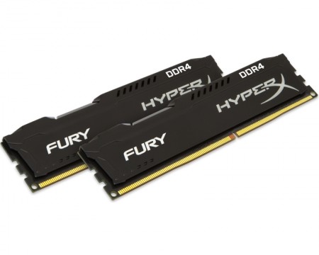 KINGSTON DIMM DDR4 32GB 2x16GB kit HX424C15FBK2/32 HyperX Fury Black