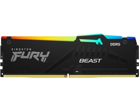 KINGSTON DIMM DDR5 8GB 4800MTs KF548C38BBA-8 Fury Beast Black