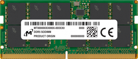 8GB MICRON DDR5 SO-DIMM 4800MHz MTC4C10163S1SC48BA Bulk