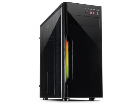 Boîtier PC Inter-Tech B-30 Midi Tower Noir - Compatible ATX - Emplacements Ventilateurs 120/140 Mm - Pour Montage DIY